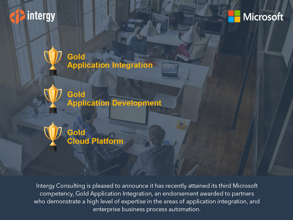 Microsoft Gold application integration Competency